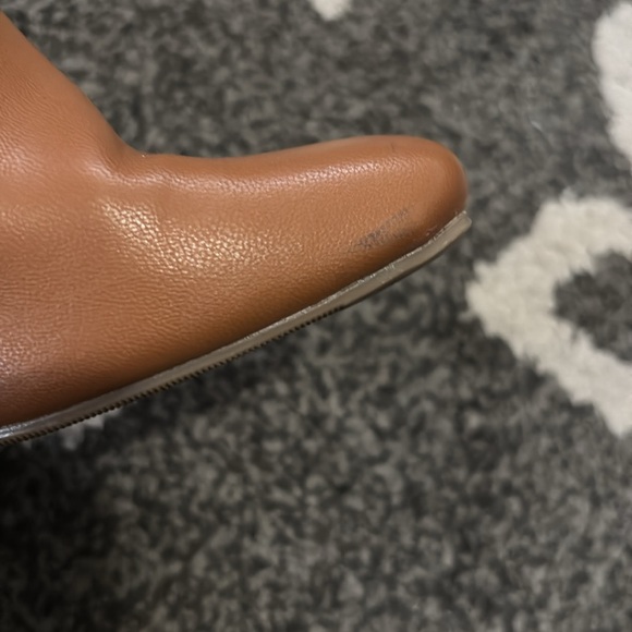 Faux Leather Mules with Snake Print Heel - Picture 7 of 9